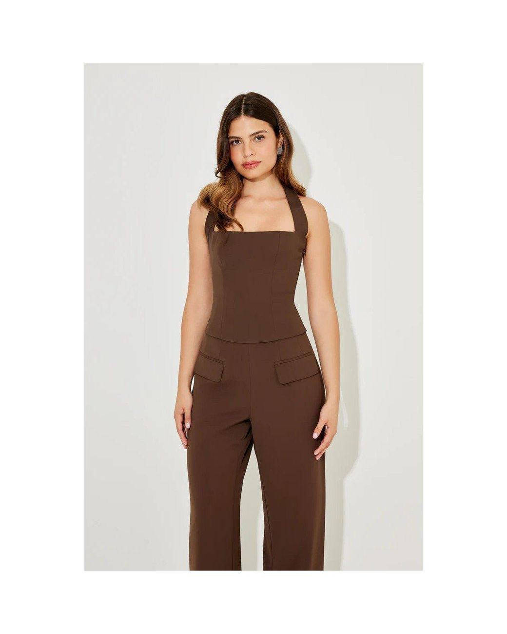 Odd Muse Brown The Ultimate Muse Wide Leg Trousers