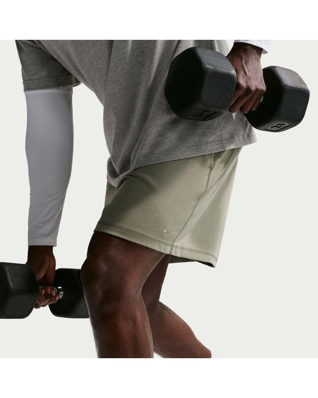 Nike Brown Performance Gym Shorts for men