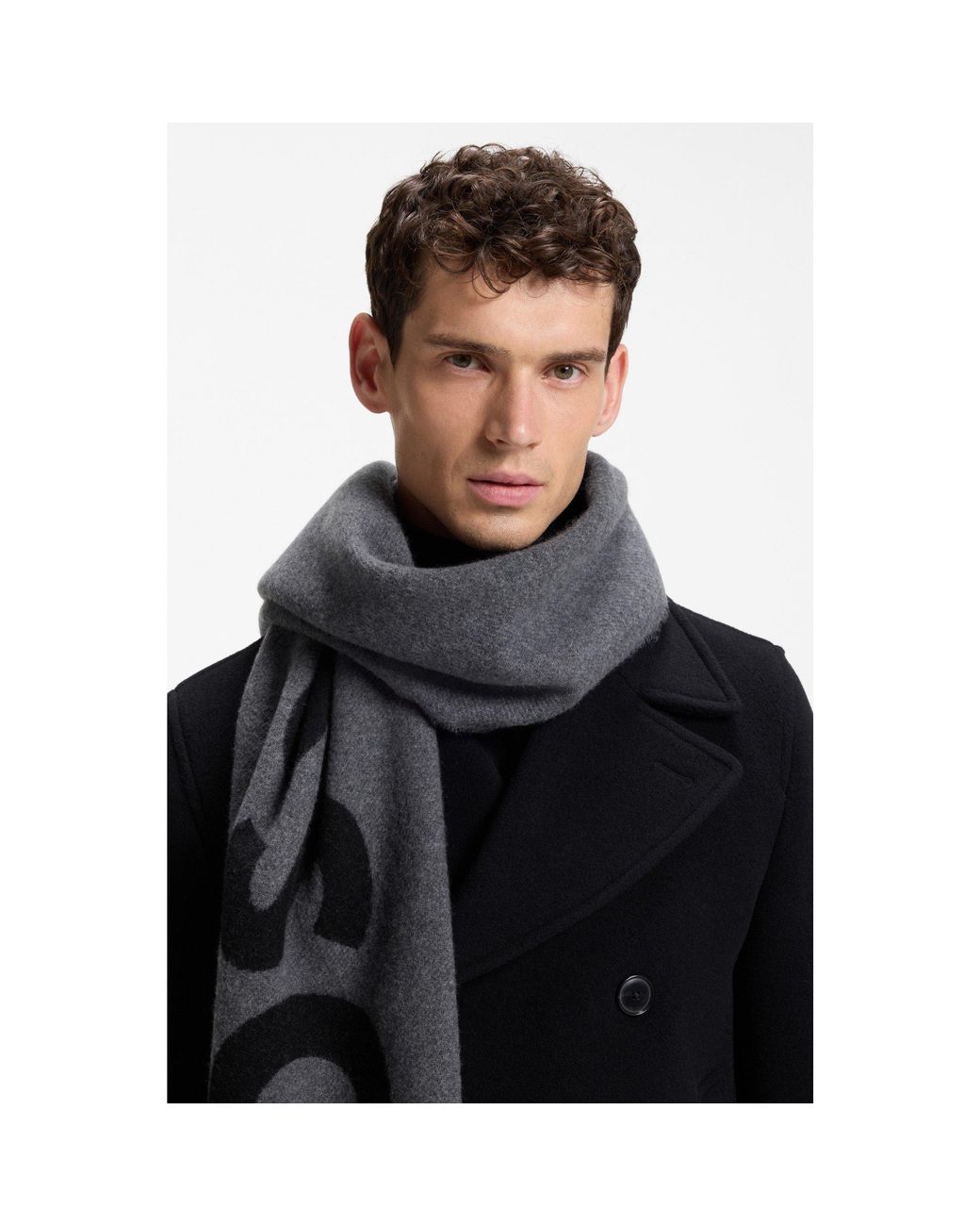 Boss Gray Rikard 35*180 10265631 01 for men