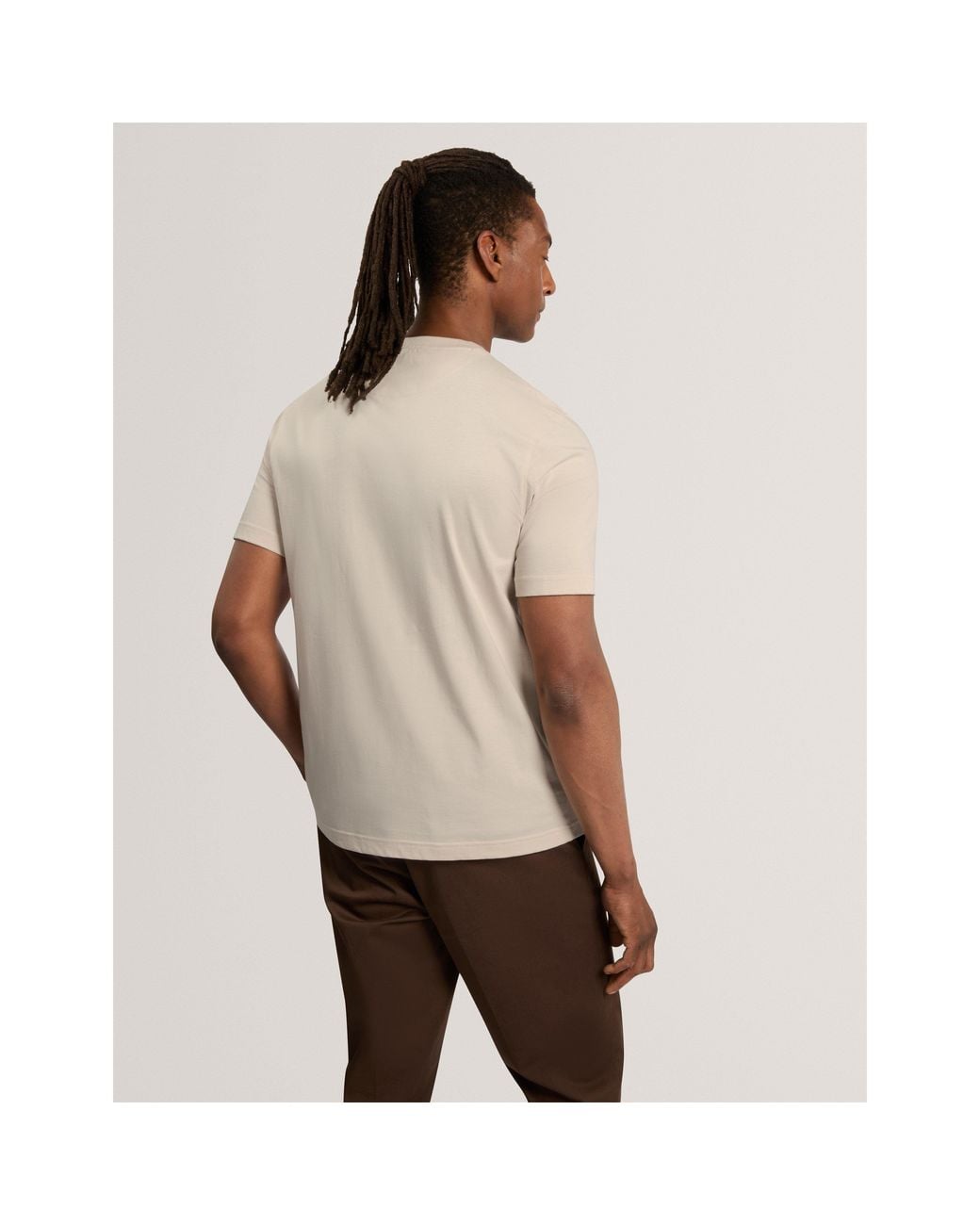 Ted Baker Natural Ted Ss Graphic Tee Sn71 for men