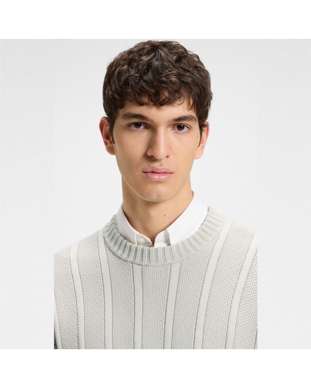 Boss White Kaktus Knitted Tops for men
