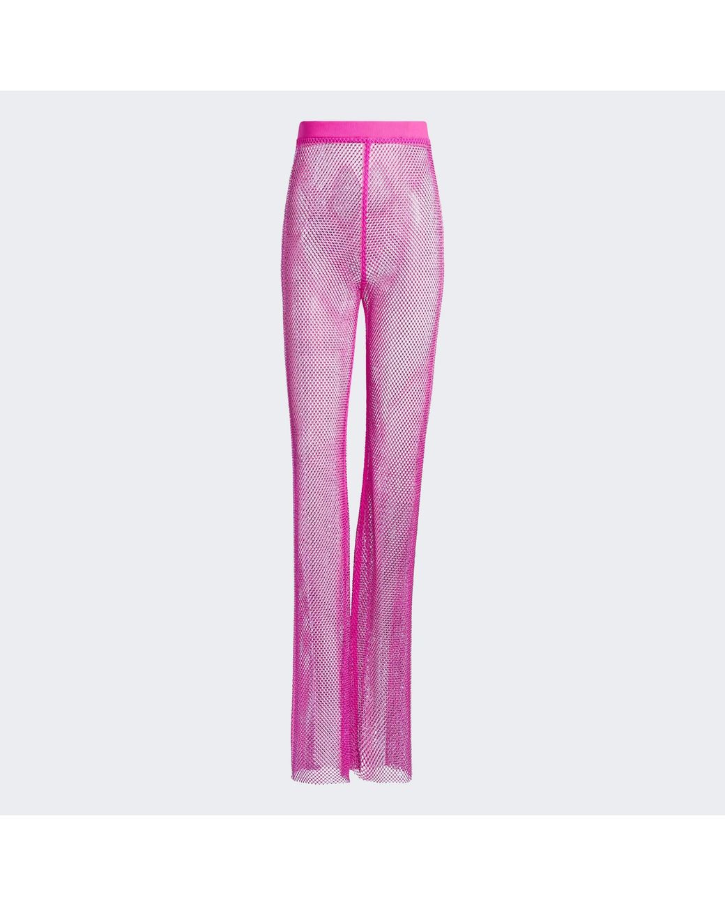 Adidas Pink X Ivy Park Crystal Mesh Cover-Up Trousers