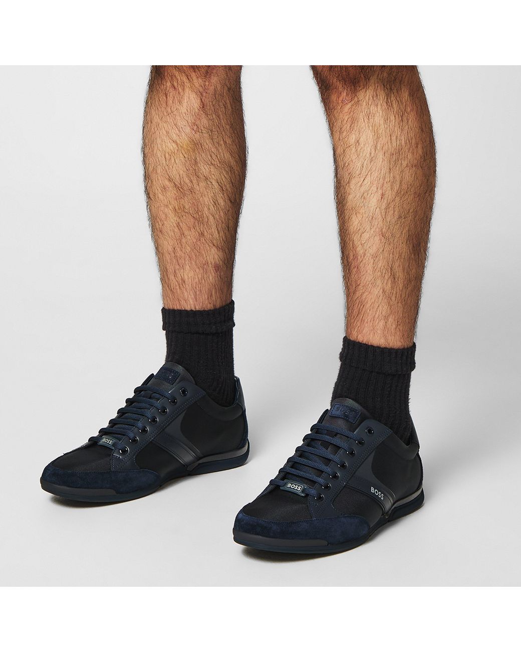 Boss Black Saturn Mesh Trainers for men