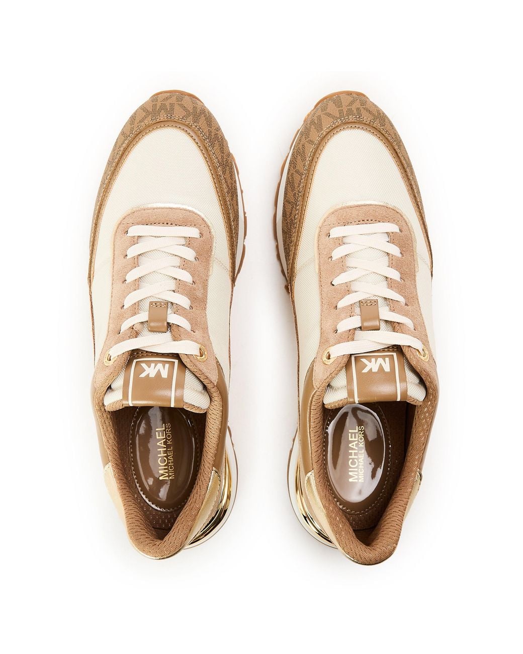 MICHAEL Michael Kors Natural Mmk Nova Trainer Ld61
