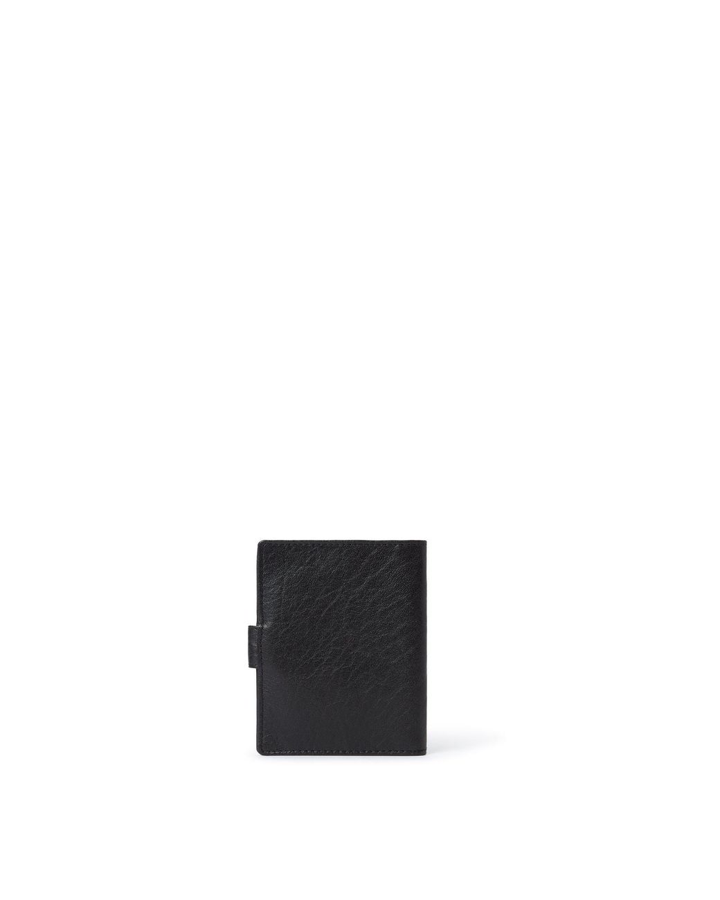 Osprey Black Passport Holder Leather Embossed Billfold Wallet for men