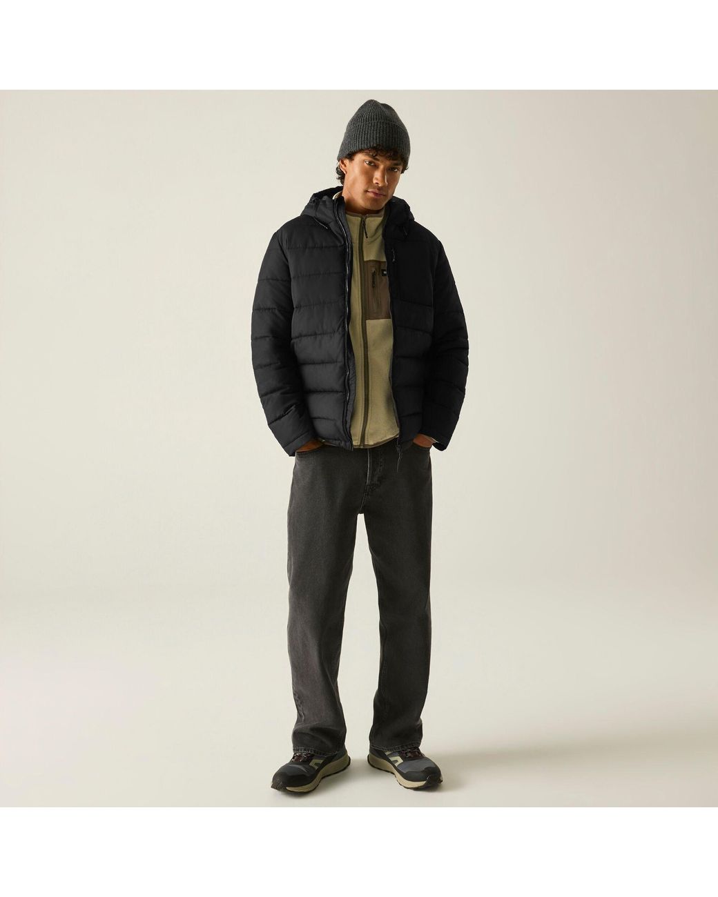 Regatta Black Frankie Padded Jacket for men
