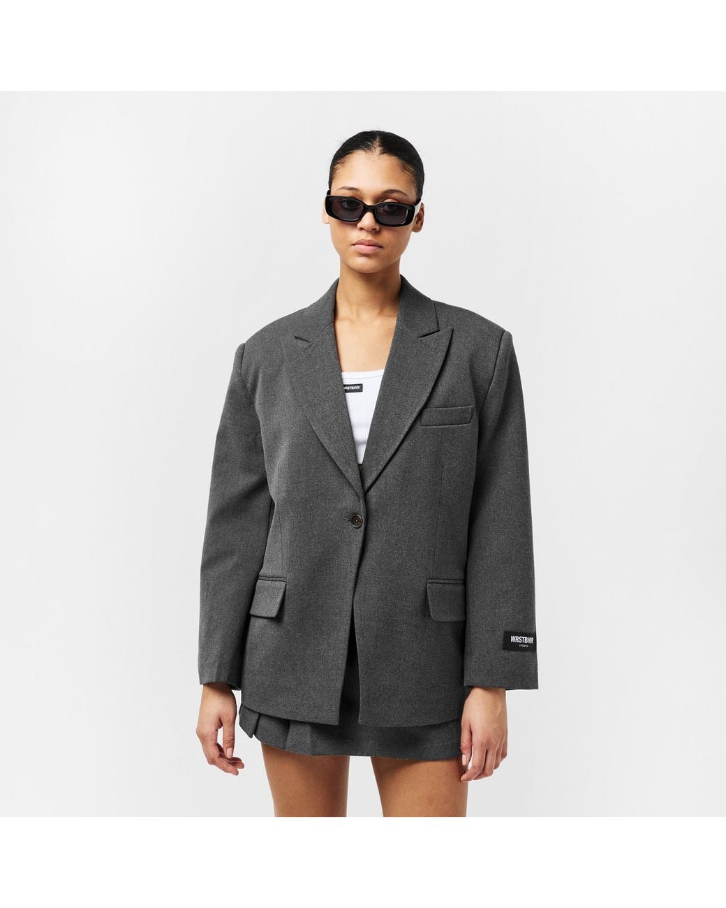 WRSTBHVR Gray Tailored Blazer