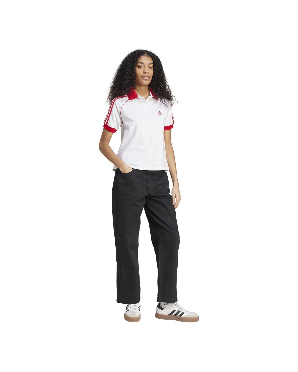 Adidas Red Sst Ss Polo