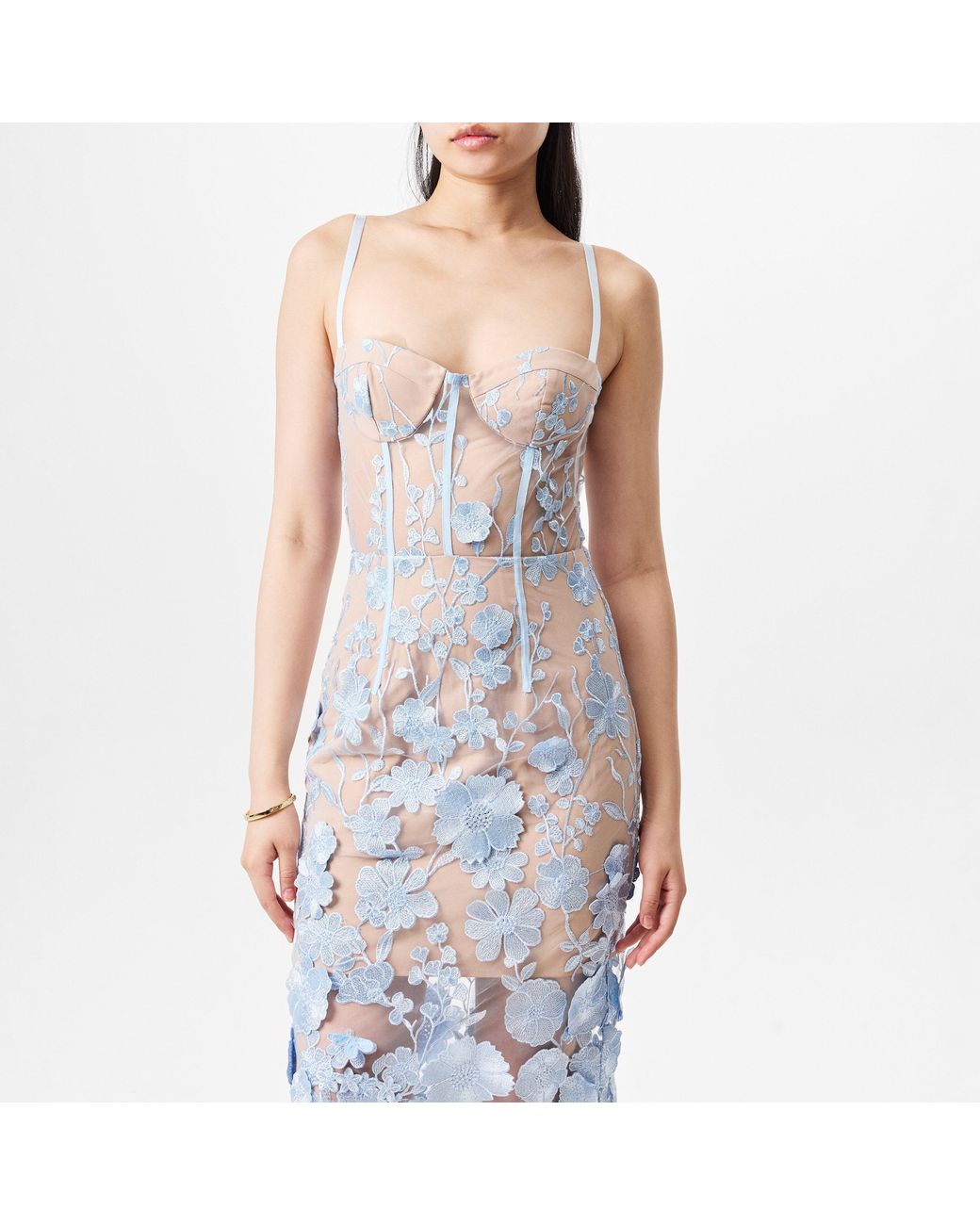 Jarlo Blue Mila Corset Dress