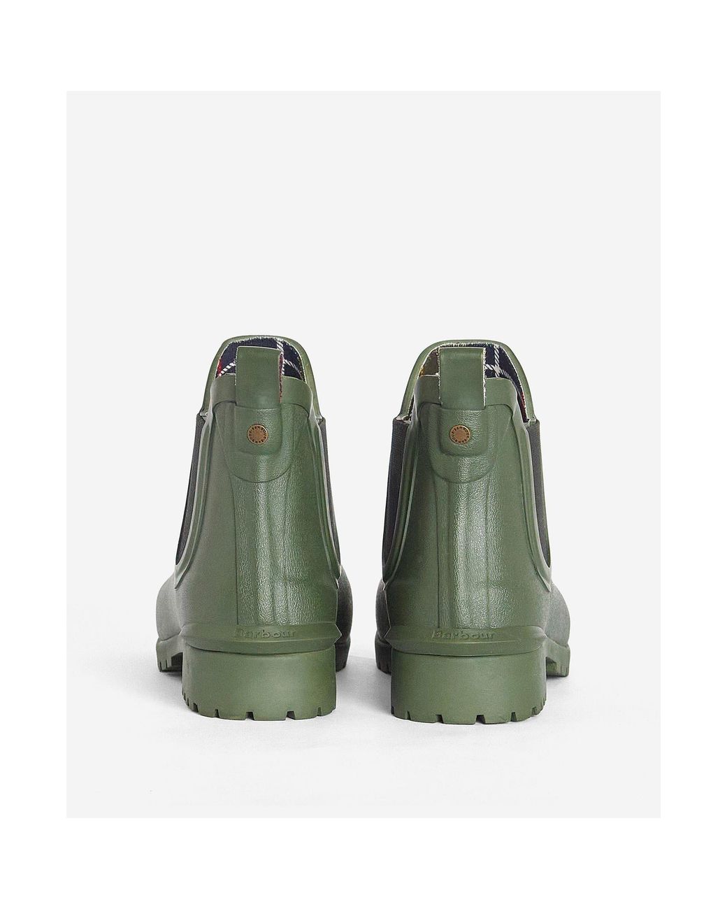 Barbour Green Wilton Chelsea Wellington Boots