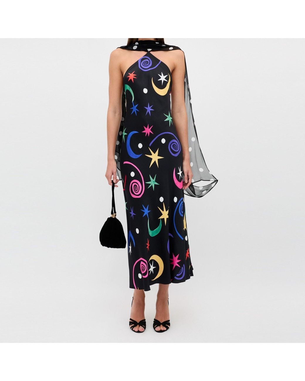 Rixo Blue Hayley Dress Ld71