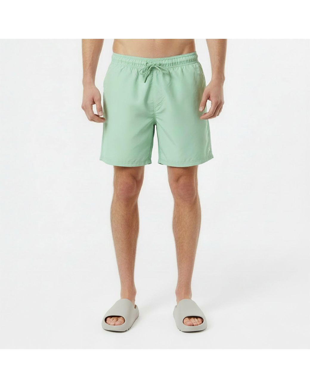 Jack Wills Green Mid-Length Swim Shorts for men