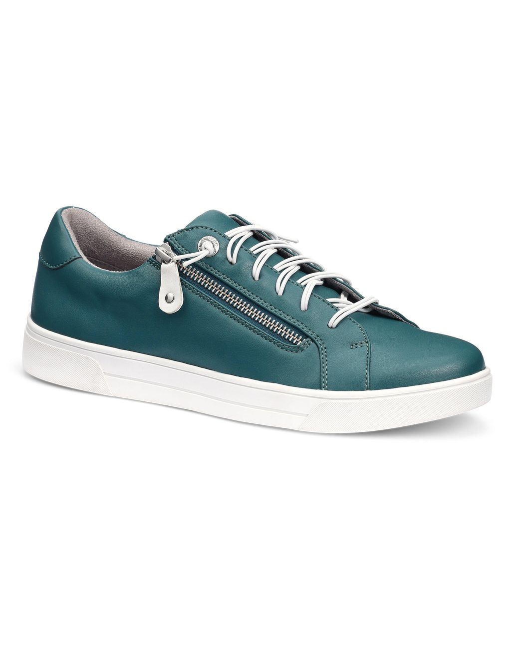 Hotter Blue Leonie Wide-Fit Low-Top Trainers