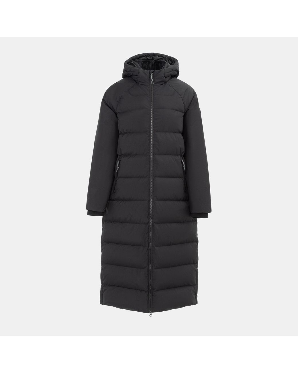 Karrimor Black Helix Wind Resistant Long Hooded Down Jacket