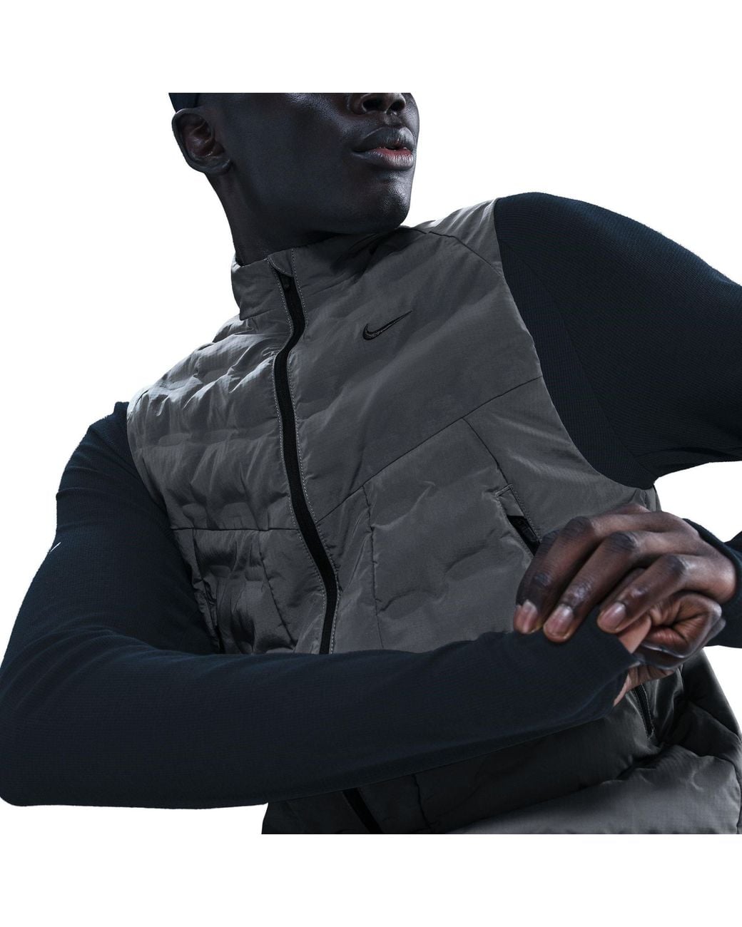 Nike Gray Reflect Vest for men