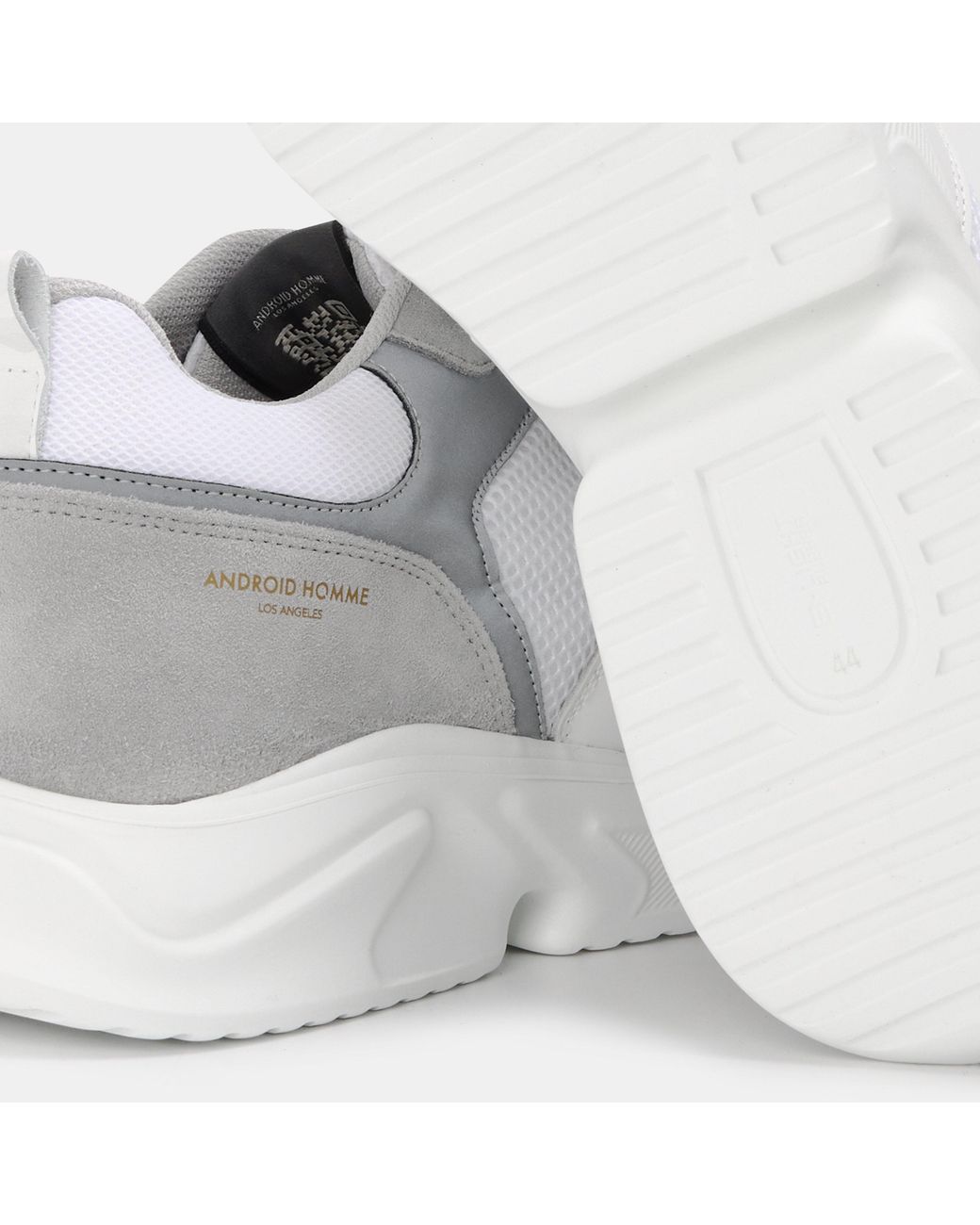 Android Homme White Topanga Sneakers for men