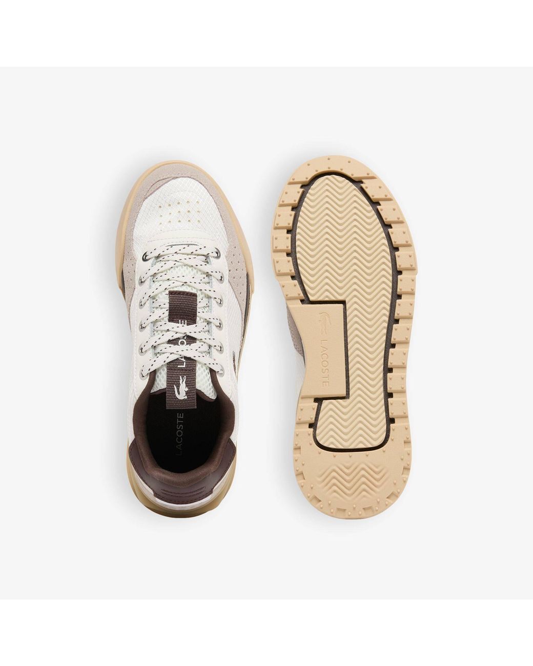 Lacoste White Slam Shot 226 Leather Low-Top Trainers