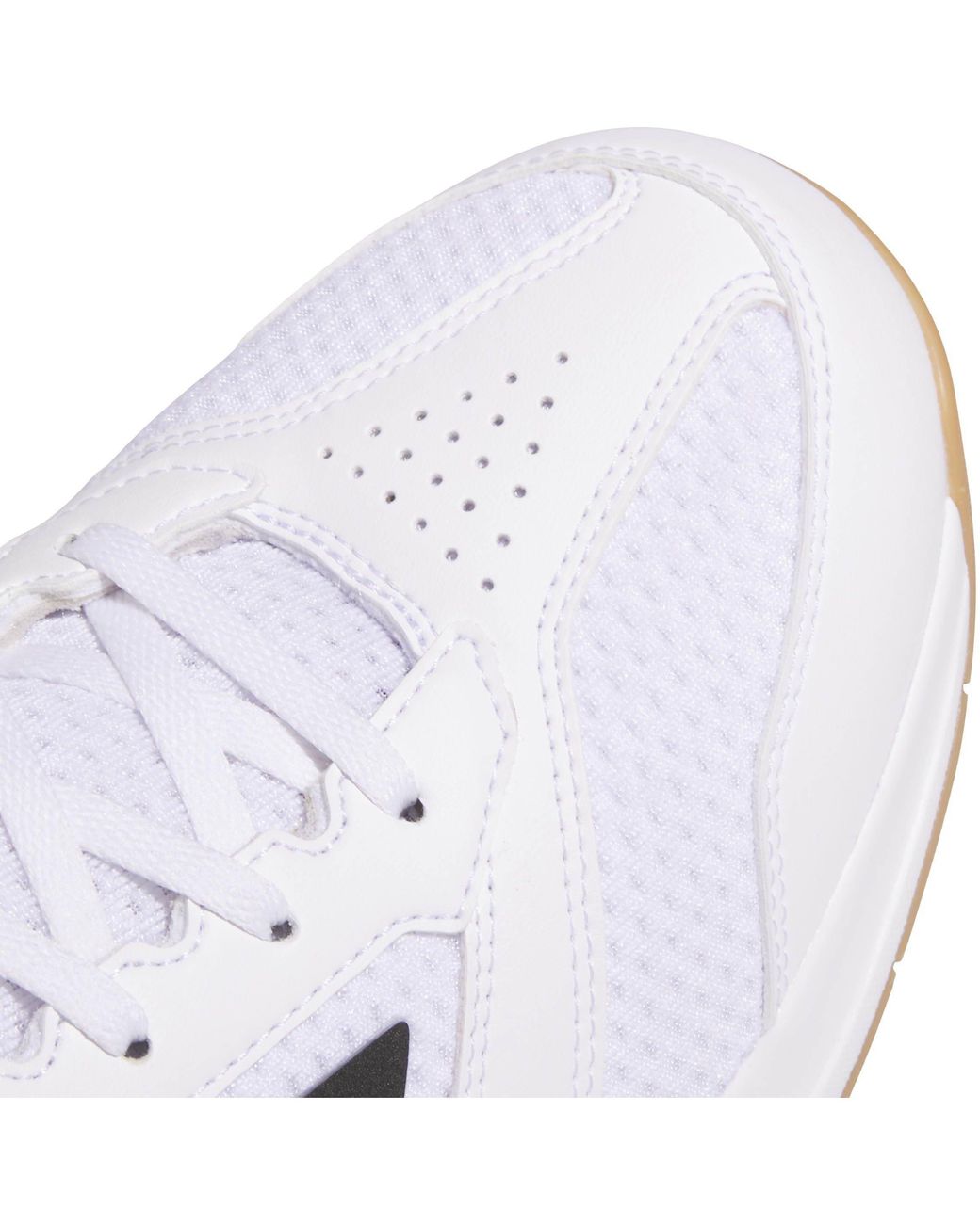 Adidas White Ligra 8 Indoor Shoes for men