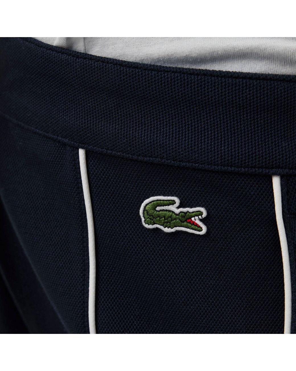 Lacoste Blue Pique Logo Joggers for men