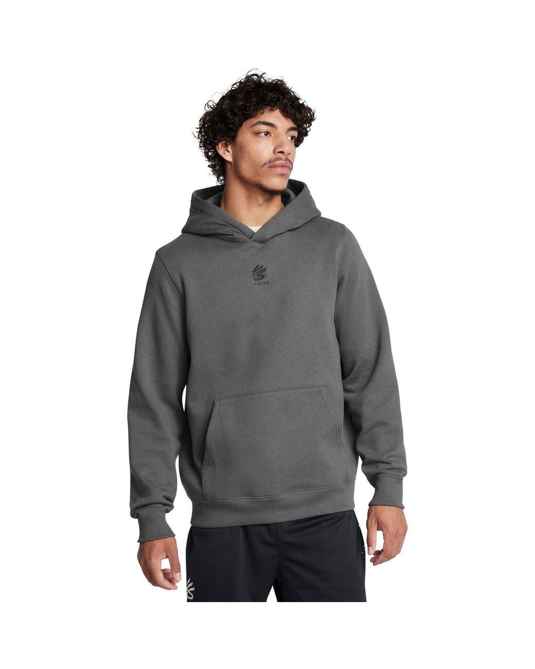 Under Armour Gray Curry Splash Hoodie Adults for men