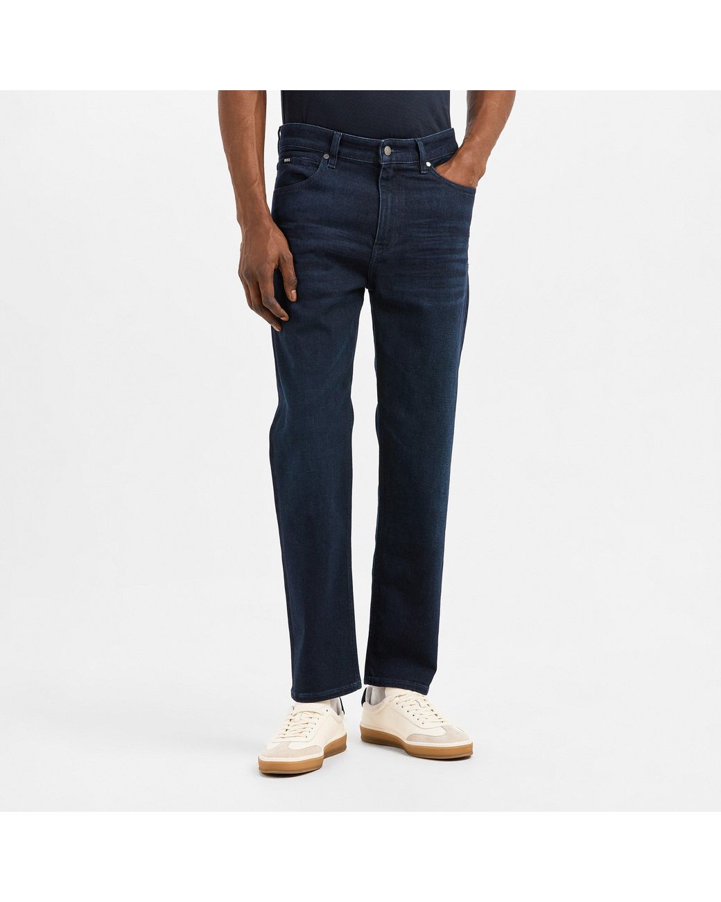 Boss Blue Ogden Straight Leg Jeans for men