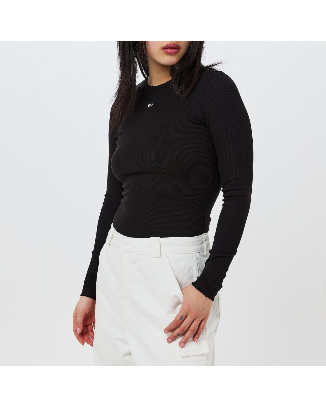 Tommy Hilfiger Black Long-sleeved T-shirt