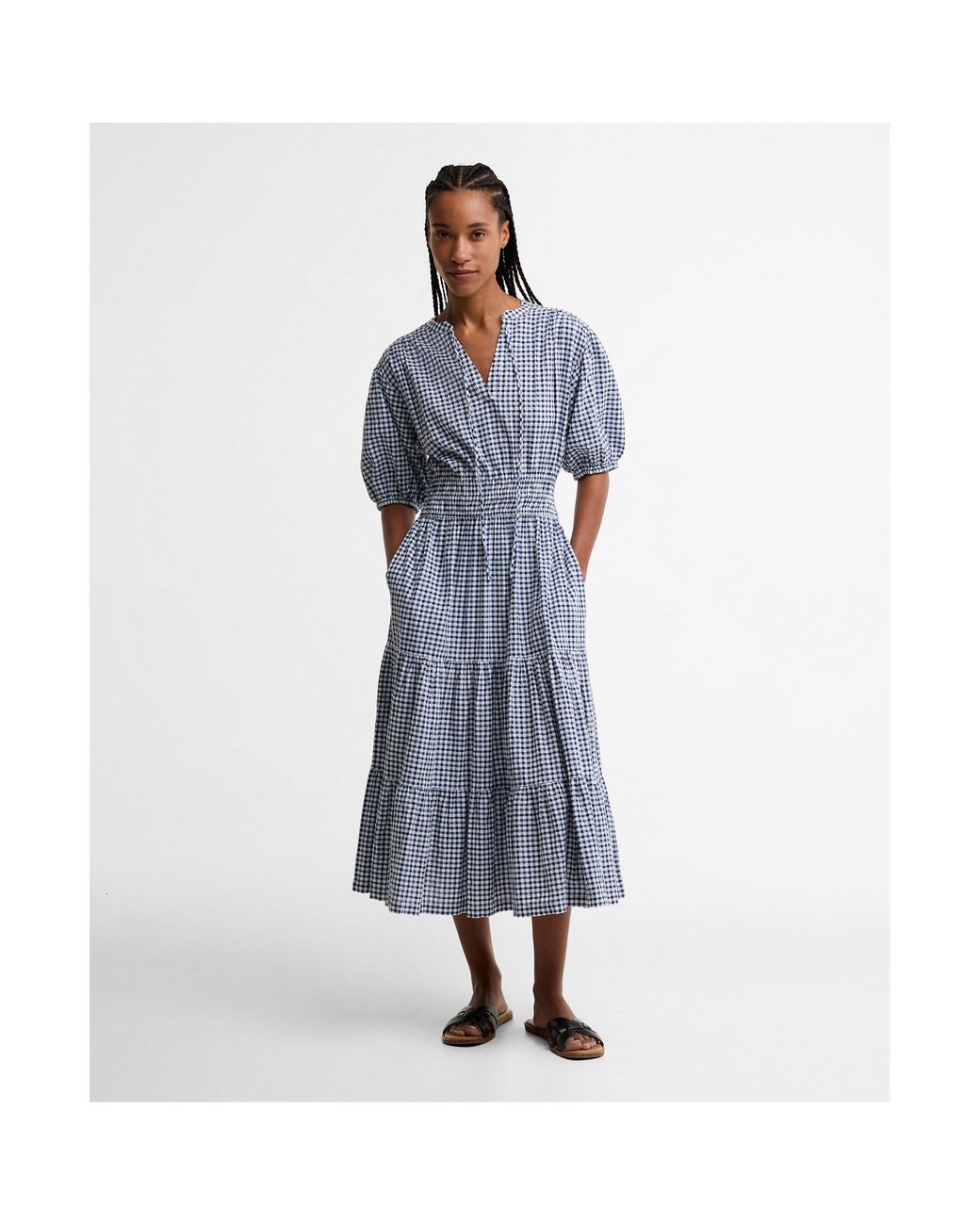 Barbour Blue A Line Dress