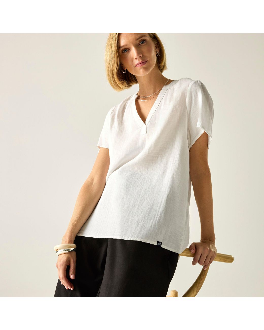 Regatta White Selen Lightweight Shirt