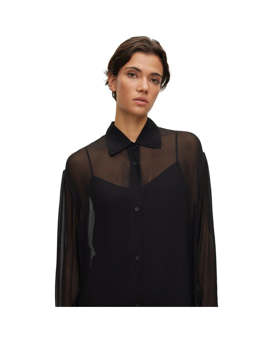 Boss Black Bareid Long-Sleeve Blouse