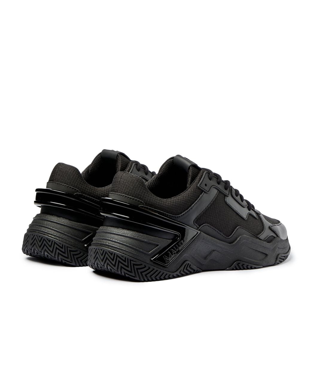 Mallet Black Union Chunky Trainers for men