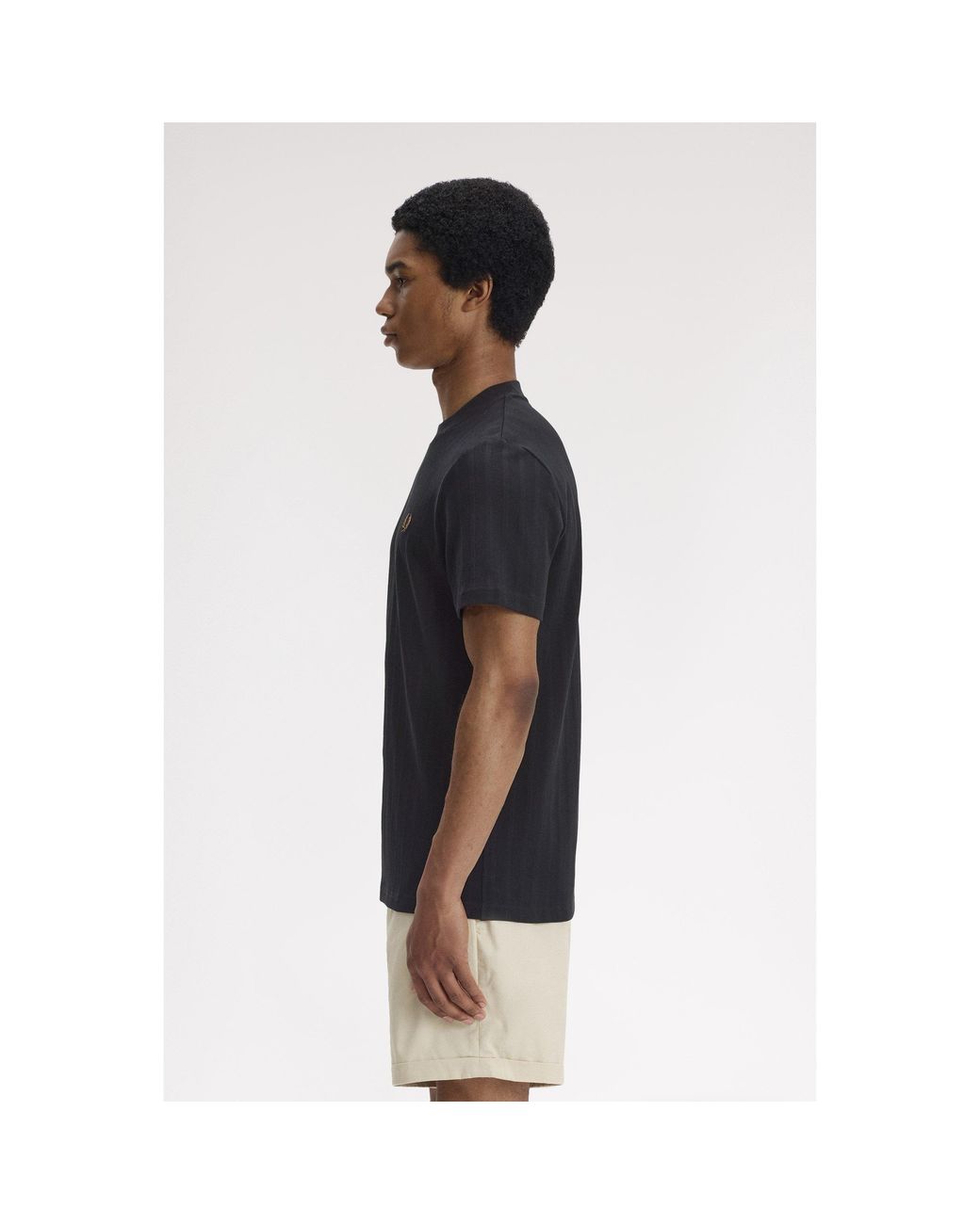 Fred Perry Black T-Shirt for men