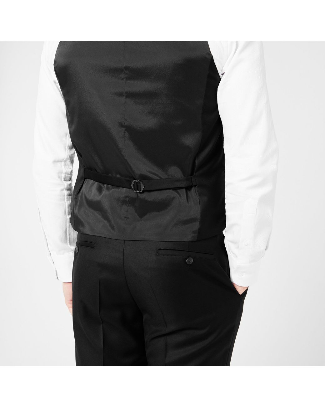 Richard James Black Rivulet Tuxedo Jacket for men