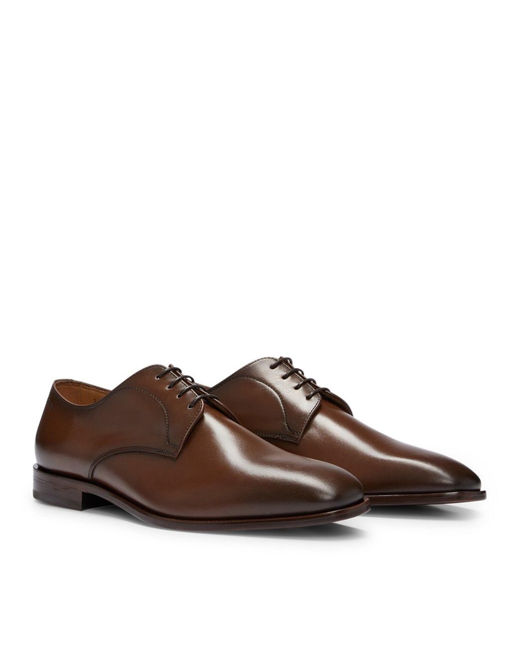 Boss Brown Lisbon Derby Shoes for men