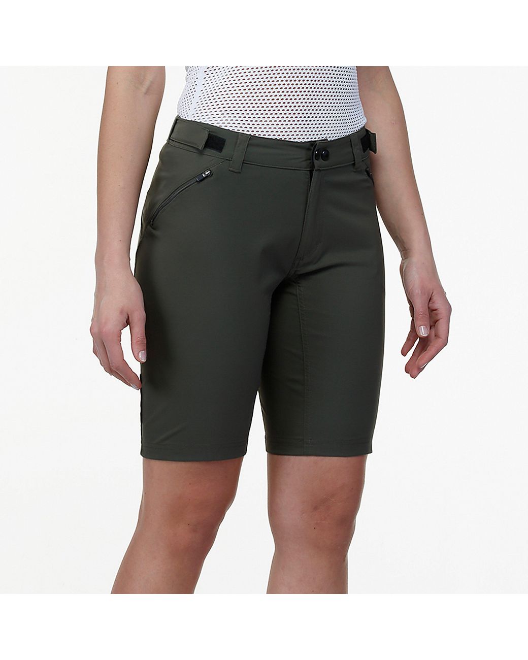 Bicycle Line Green Imola S2 Baggy Knee Length Zip Pockets Mtb Shorts
