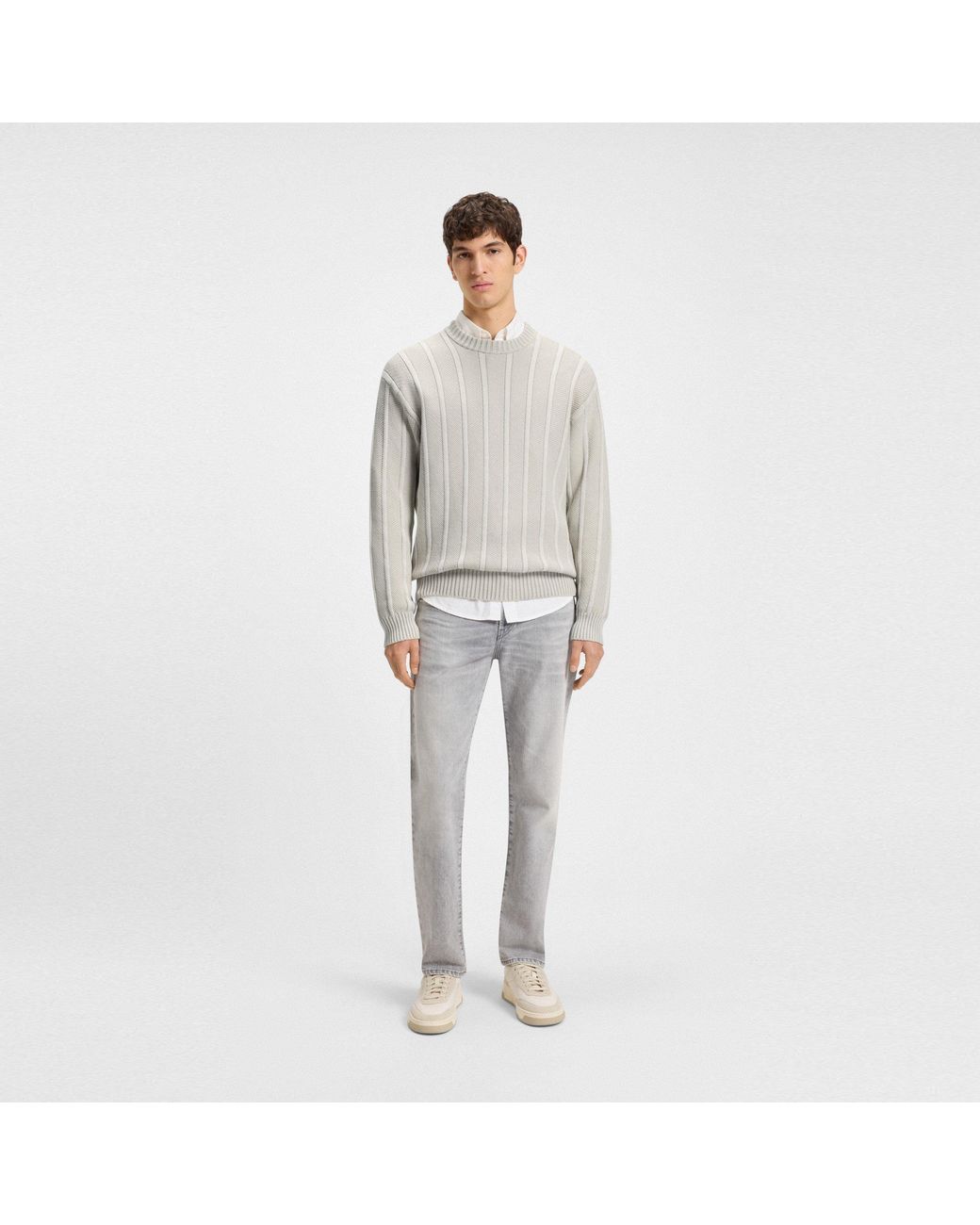 Boss White Kaktus Knitted Tops for men