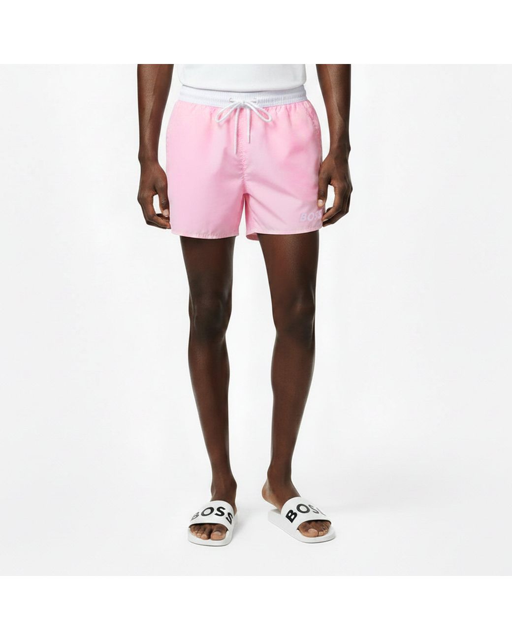 Boss Pink Sailfish Swim Shorts for men