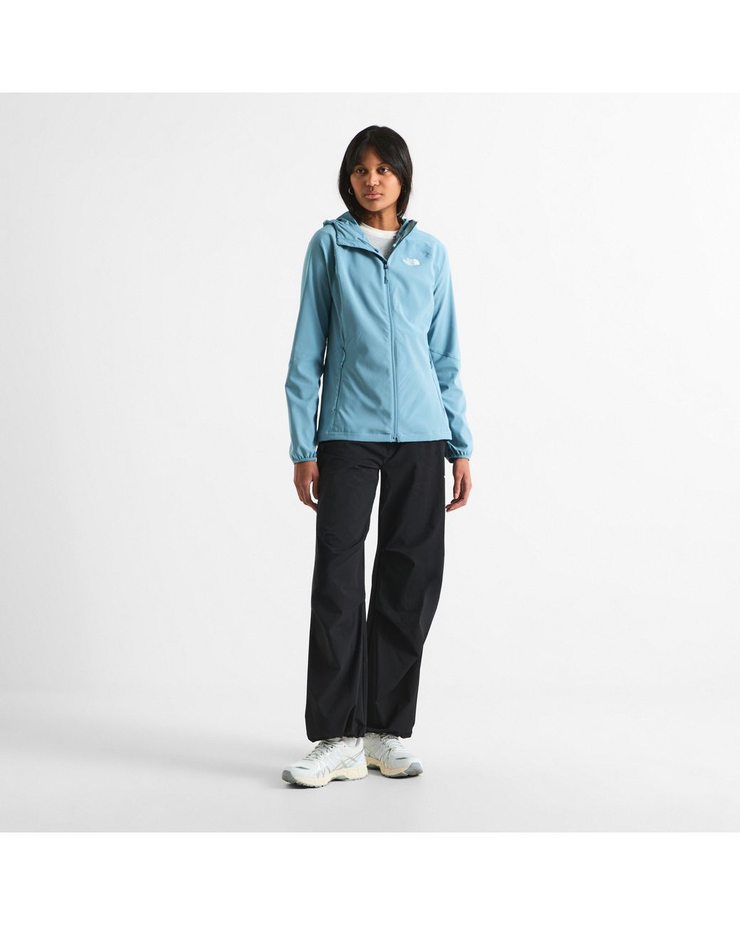 The North Face Blue Nimble Lightweight Weather-Resistant Softshell Jacket