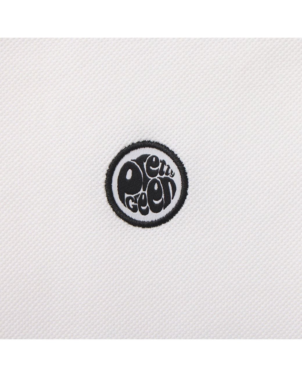 Pretty Green White Plain Polo for men
