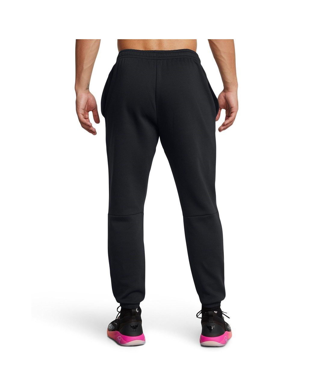 Under Armour Black Pr Icon Closed Hem Jersey Joggers for men