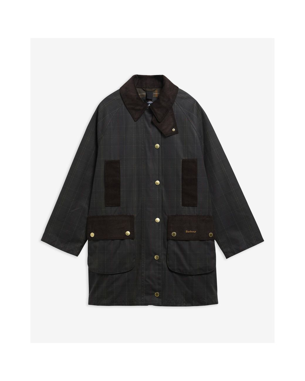 Barbour Black Beaufort Icons Waxed Jacket