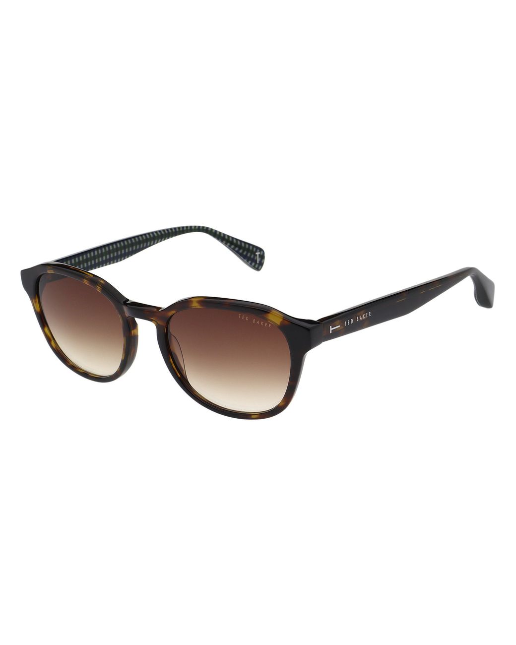 Ted Baker Brown Harrie Round Sunglasses for men