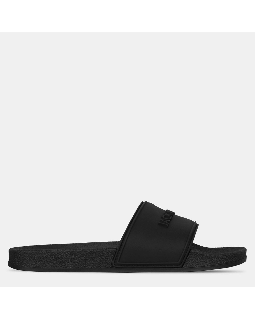 Jack Wills Black Logo Sliders