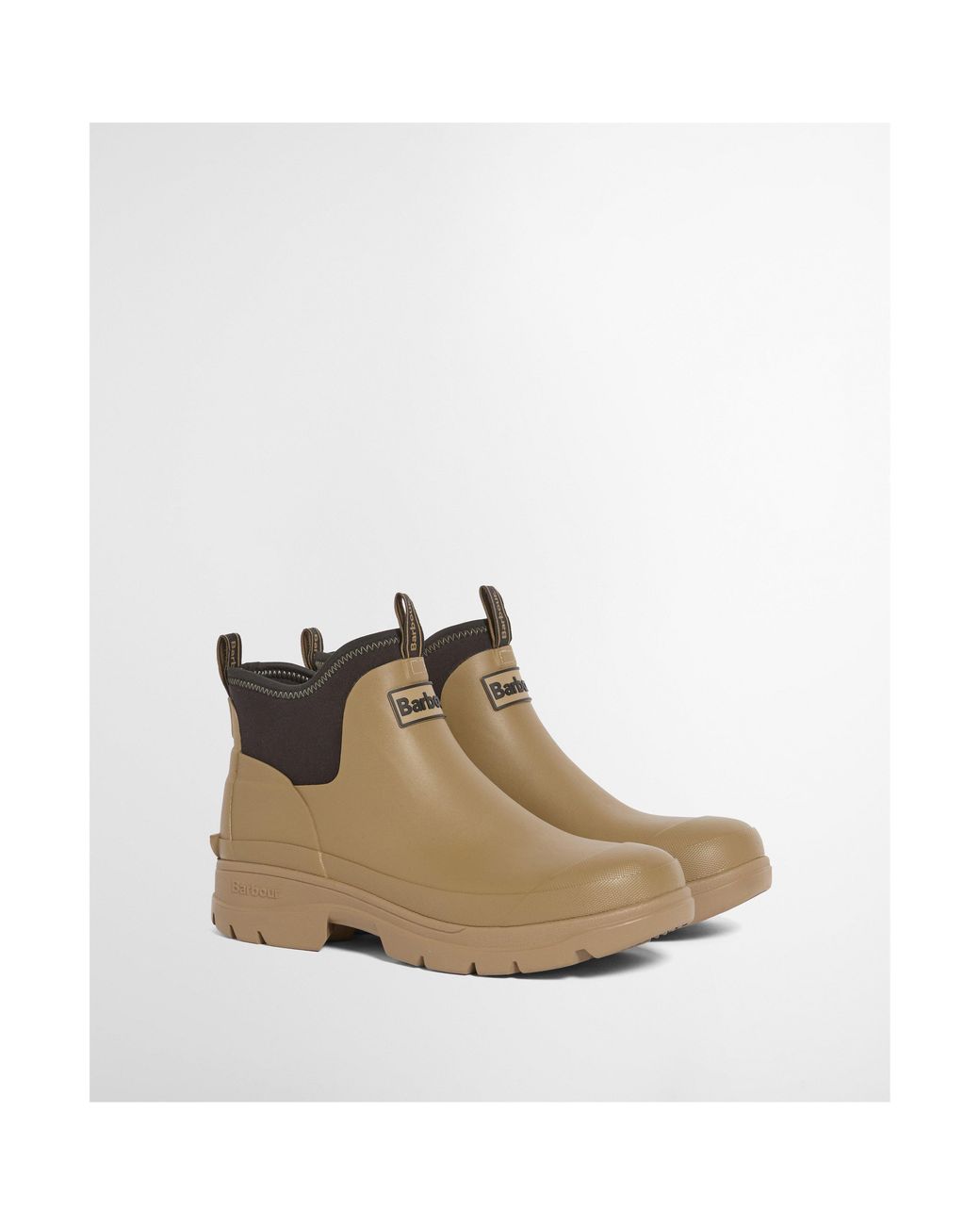 Barbour Brown Chelsea Wellington Boots for men