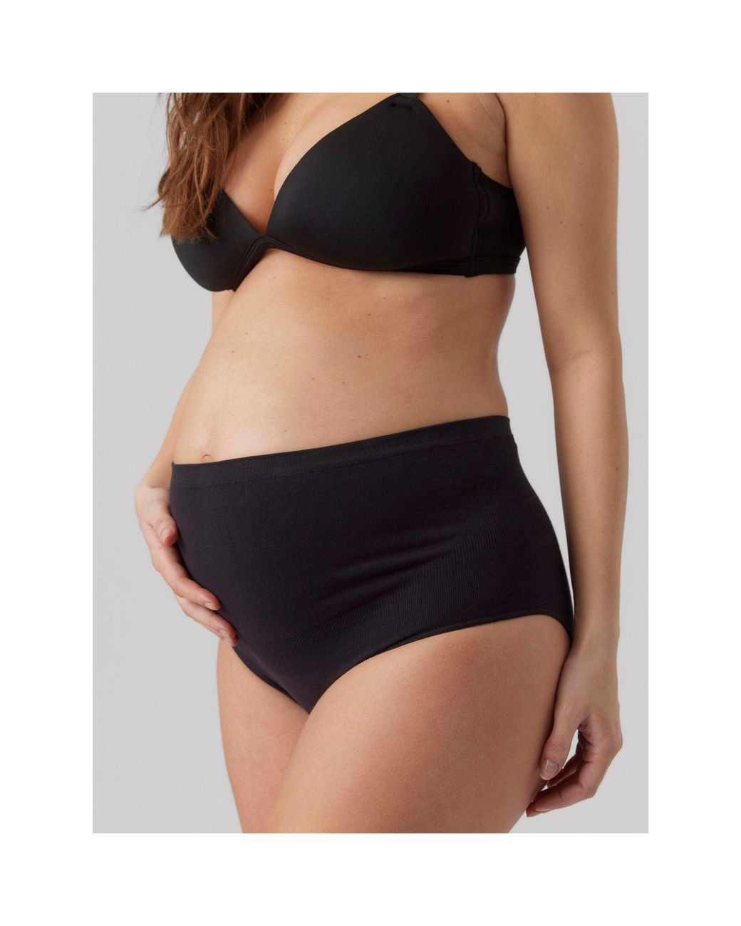 Mama.licious Blue Maternity 2-Pack Cotton Pants