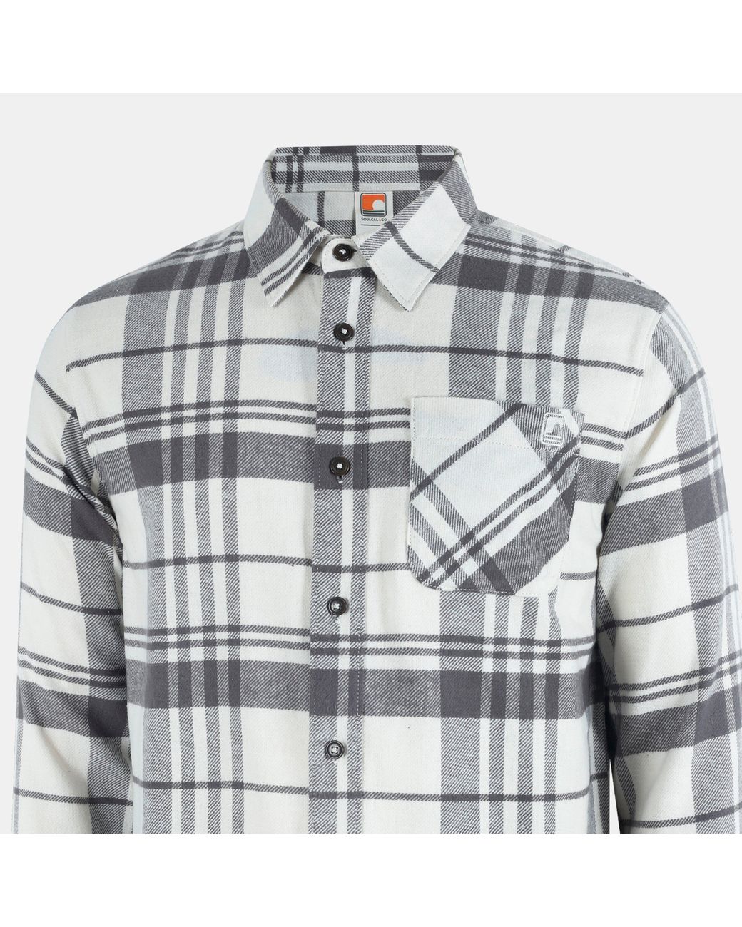 SoulCal & Co California Blue Soul Check Long-Sleeve Patterned Shirt for men