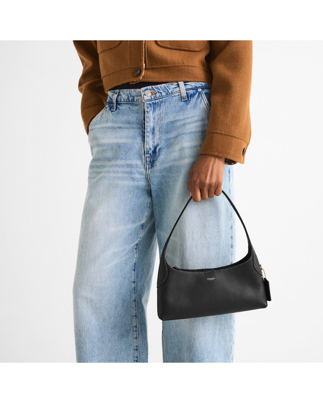 COACH Black Brooklyn 26 Shoulder Bag