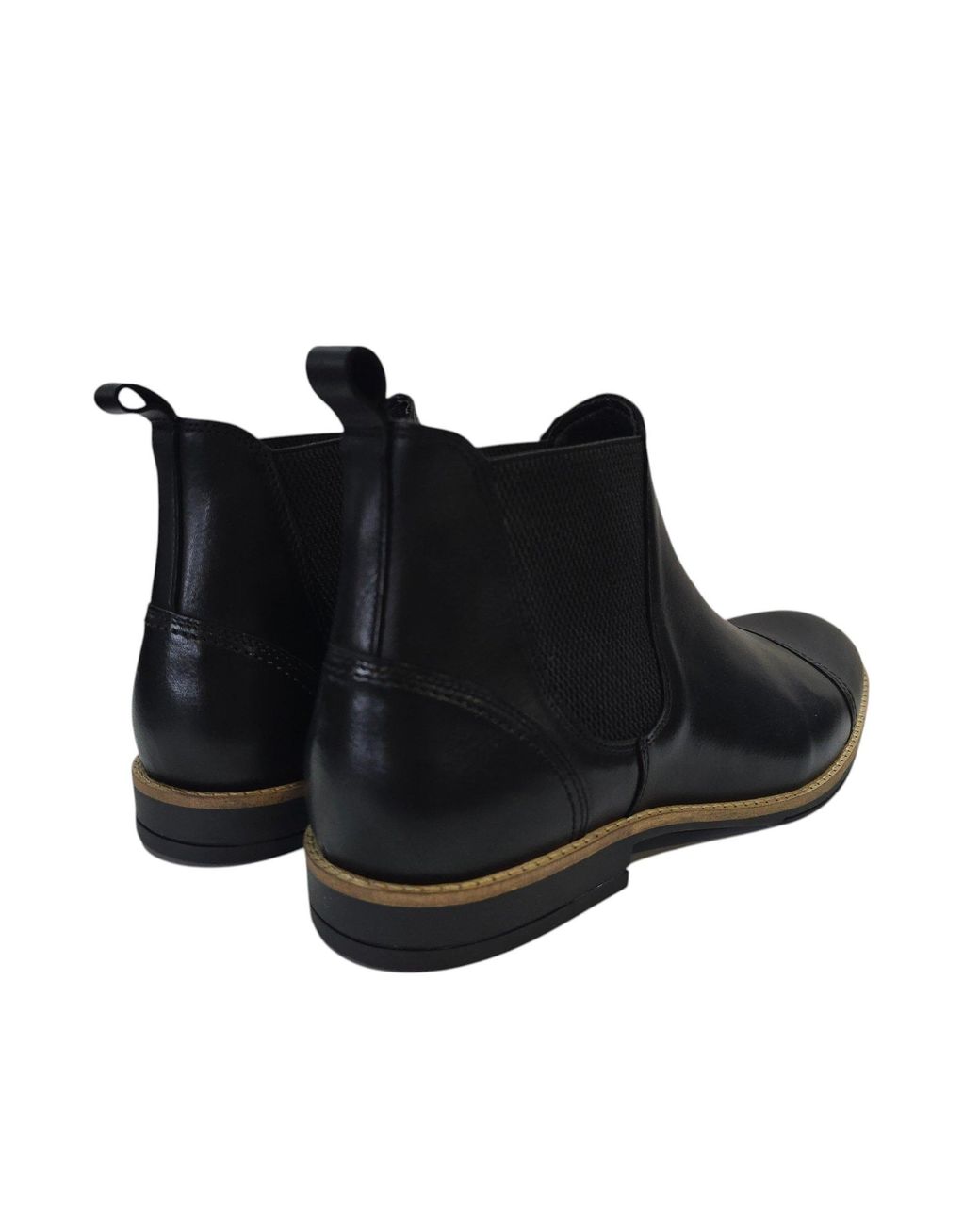 Firetrap Black Bush Chelsea Boots for men
