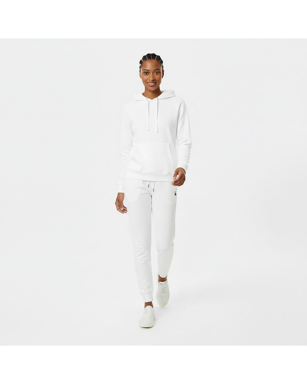 Jack Wills White Astbury Pheasant Logo Joggers
