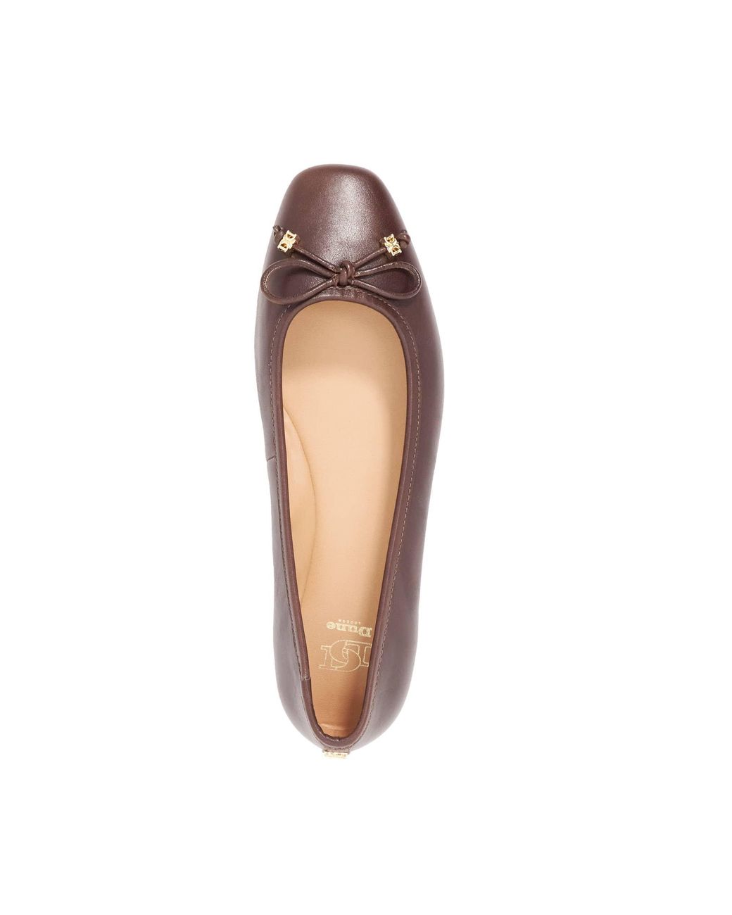 Dune Brown Hennie Slip-On Flat Mules