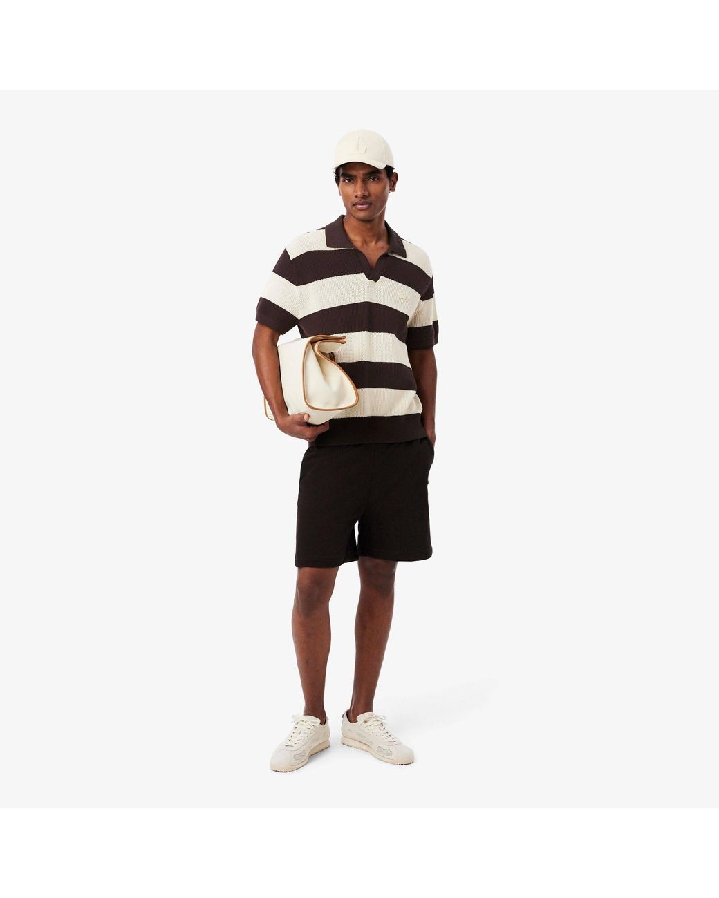 Lacoste Black Knitted Top for men